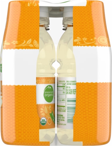 Simple Truth Organic® Non GMO Organic 6 pack Bottle Lemonade Perspective: left