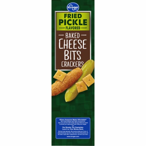 Kroger® So Cheesy! Fried Pickle Baked Cheese BIts Perspective: left