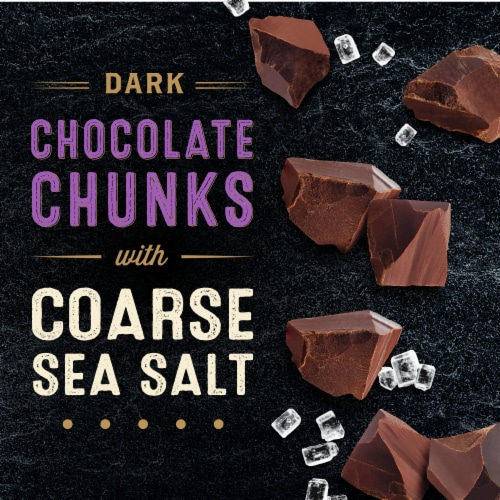 Private Selection® Dark Chocolate Chip with Sea Salt Granola Cereal Clusters BIG DEAL! Perspective: left