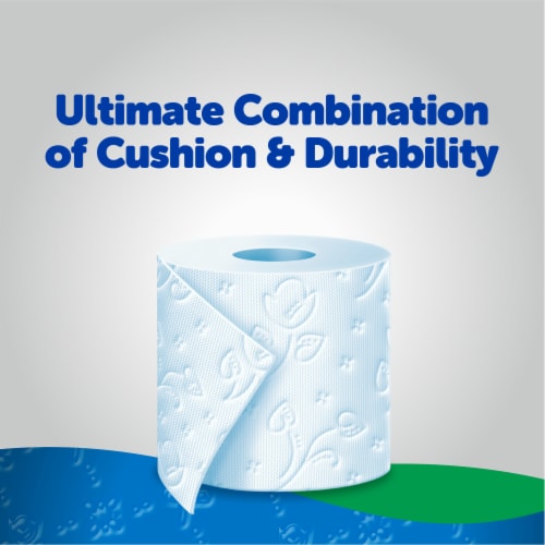 Kroger® Soft & Strong Toilet Paper Mega Roll Perspective: left