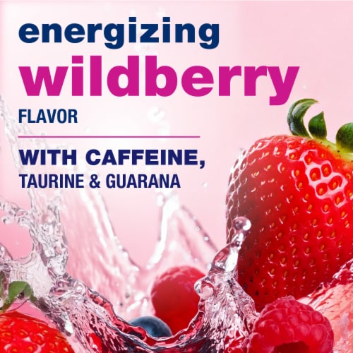 Kroger® Energy Zero Sugar Wildberry Drink Mix Packets Perspective: left
