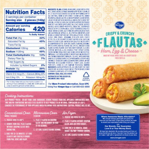 Kroger® Ham Egg and Cheese Breakfast Flautas Perspective: left