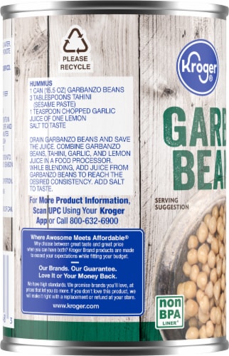 Kroger® Garbanzo Beans Perspective: left