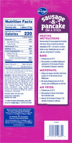 Kroger® Original Flavor Sausage and Pancake on a Stick Perspective: left