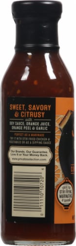 Private Selection Orange Peel Sauce Perspective: left