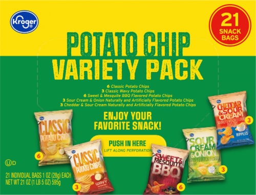 Kroger® Potato Chips Variety Pack Perspective: left