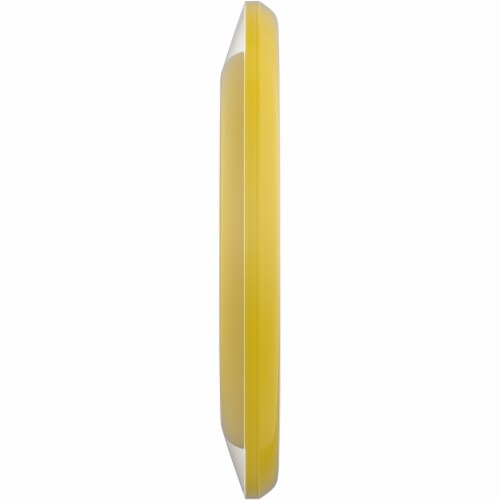 Kroger® 7 in Neon Yellow Plate Perspective: left