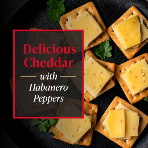 Private Selection® Habanero Cracker Cut Sliced Cheese Perspective: left