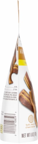 Luvsome® Bacon & Peanut Butter Flavored Wavy Dog Treats Perspective: left