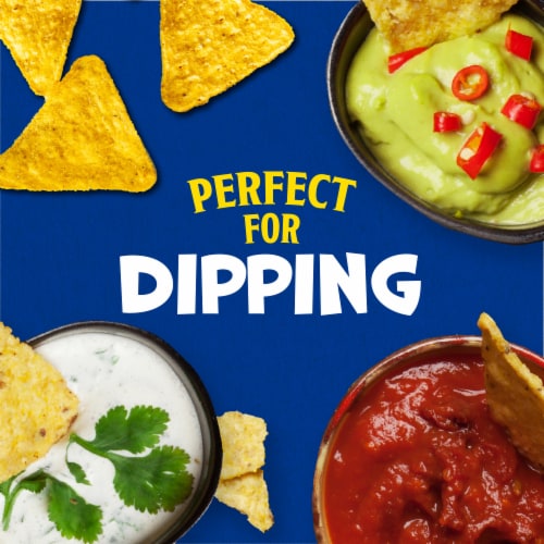 Kroger® White Corn Restaurant Style Tortilla Chips Perspective: left