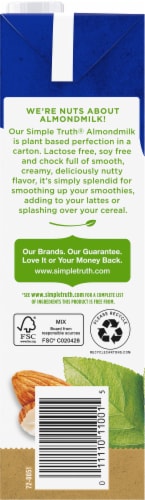 Simple Truth® Unsweetened Almondmilk Perspective: left