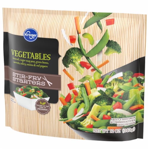 Kroger® Stir-Fry Starters Frozen Vegetables Perspective: left