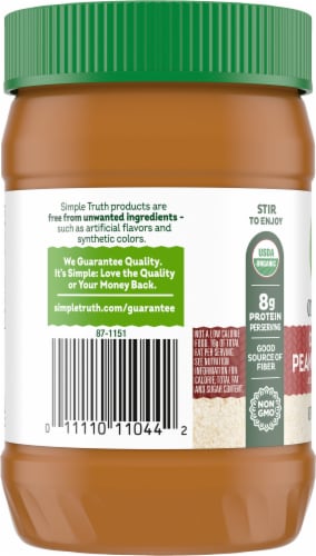 Simple Truth Organic® Peanut Butter Creamy Perspective: left