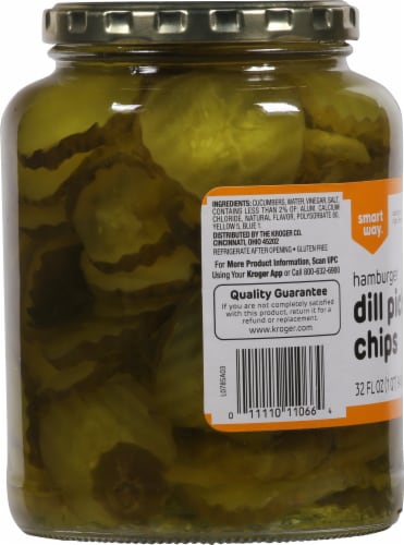Smart Way™ Hamburger Dill Pickle Chips Perspective: left