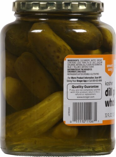 Smart Way™ Whole Kosher Dill Pickles Perspective: left