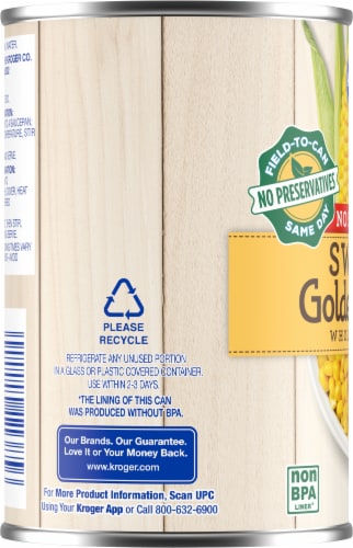 Kroger® Whole Kernel Canned Golden Corn Perspective: left