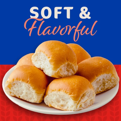 Kroger® White Dinner Rolls Brown and Serve Perspective: left