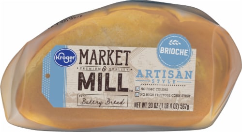 Kroger® Market & Mill® Artisan Brioche Bread Perspective: left