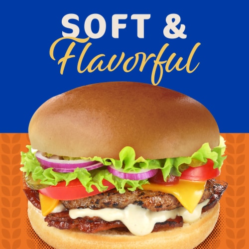 Kroger® Rich N Honey Hamburger Buns Perspective: left