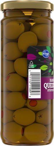 Kroger Queen Olives Stuffed with Pimiento Perspective: left