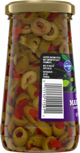 Kroger® Sliced Manzanilla Olives with Pimiento Perspective: left