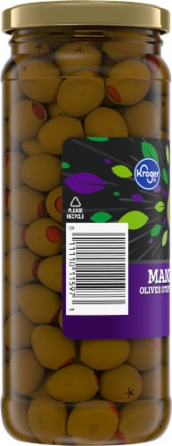 Kroger® Pimiento Stuffed Green Manzanilla Olives Perspective: left