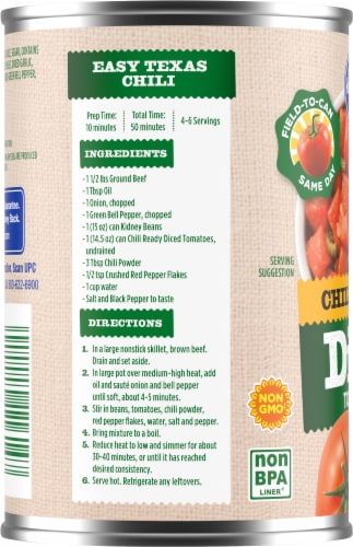 Kroger® Chili Ready Diced Tomatoes Perspective: left