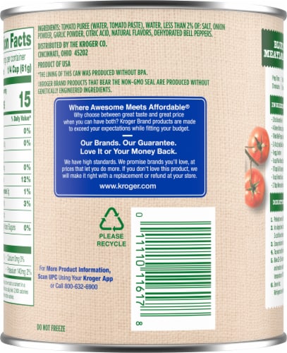 Kroger® Tomato Sauce Perspective: left