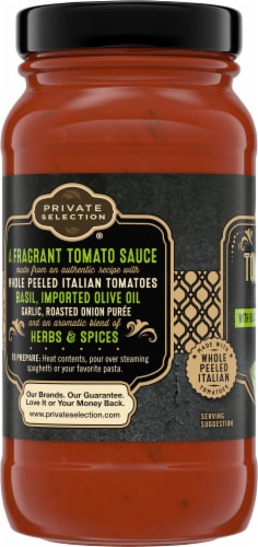 Private Selection® Tomato Basil Pasta Sauce Perspective: left