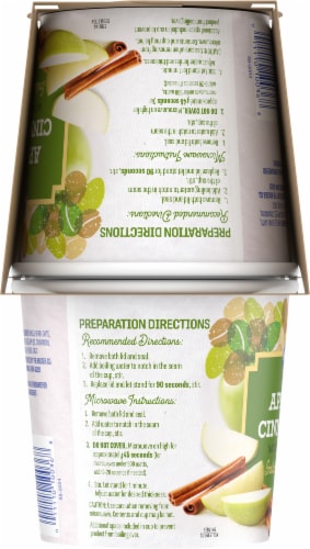 Kroger® Apple Cinnamon Naturally Flavored Instant Oatmeal Perspective: left