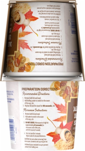 Kroger® Maple & Brown Sugar Instant Oatmeal Cups Perspective: left