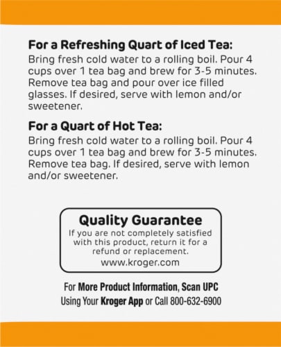 Smart Way™ Pitcher Size Iced Black Tea Bags Perspective: left