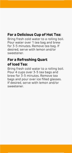 Smart Way™ Black Tea Tagless Tea Bags Perspective: left