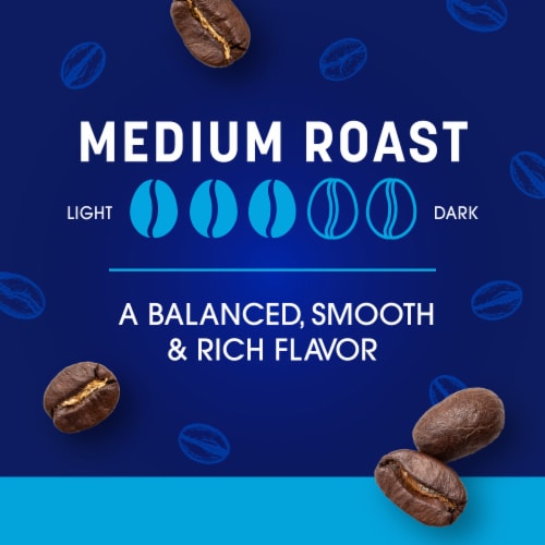 Kroger® Premium Blend Medium Roast Coffee Pods Perspective: left