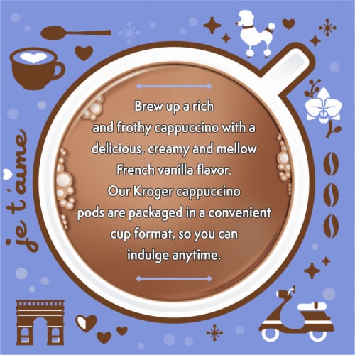Kroger® French Vanilla Cappuccino Coffee Pods Perspective: left