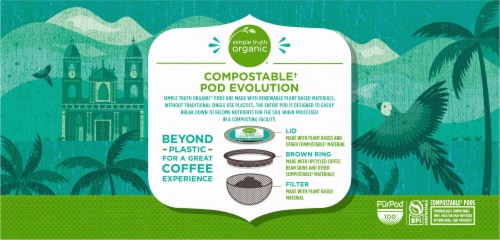 Simple Truth Organic® Colombian Medium Roast Coffee Pods Perspective: left