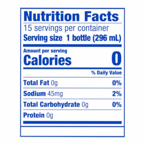 Kroger® Mixed Berry Flavored Mini Bottled Water Perspective: left