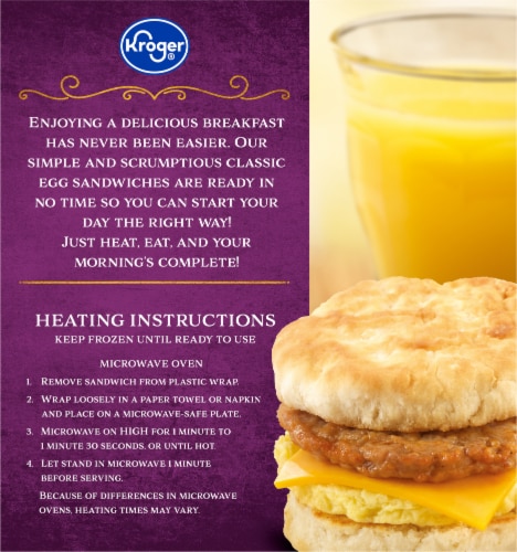 Kroger® Sausage Egg & Cheese Biscuit Perspective: left