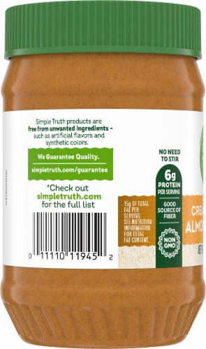 Simple Truth® Honey Almond Butter Smooth No Stir Perspective: left