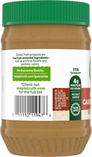 Simple Truth® Cashew Butter Smooth Perspective: left