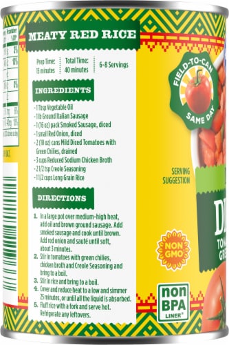 Kroger® Mild Diced Tomatoes with Green Chilies Perspective: left