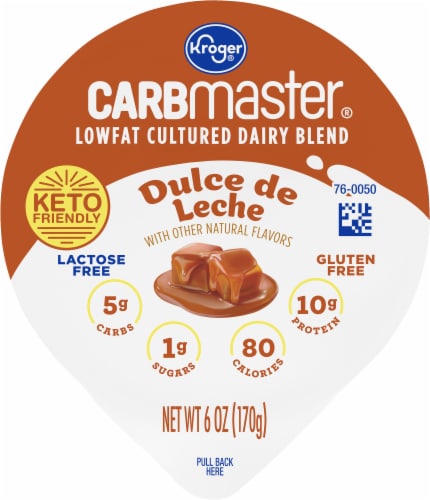 Kroger® Low Fat Dulce de Leche Lactose Free Yogurt Perspective: left