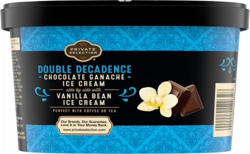 Private Selection® Tuxedo Chocolate Ganache & Vanilla Bean Ice Cream Tub Perspective: left