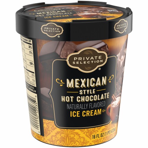 Private Selection® Mexican Style Hot Chocolate Ice Cream Pint Perspective: left