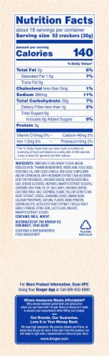Kroger® Extreme Cheddar Baked Snack Crackers Perspective: left