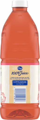 Kroger® 100% Ruby Red Grapefruit Juice Bottle Perspective: left