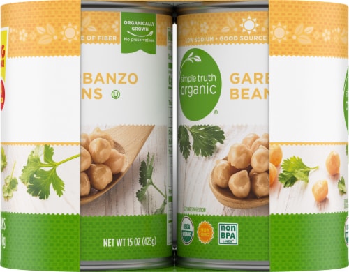 Simple Truth Organic® Garbanzo Beans Perspective: left