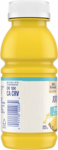 Kroger® 100% Pineapple Juice Bottle Perspective: left