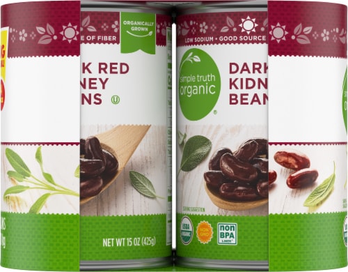Simple Truth Organic® Dark Red Kidney Beans Perspective: left