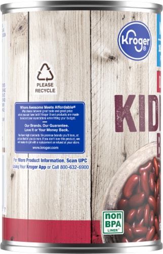 Kroger® Dark Red Canned Kidney Beans Perspective: left